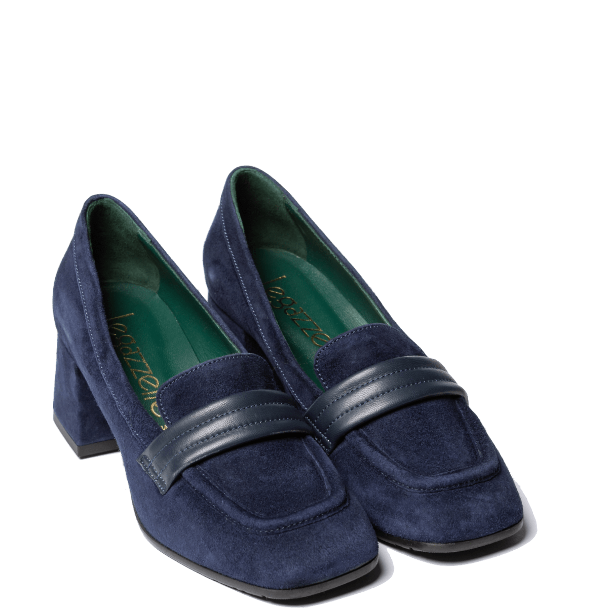 Mocassino Alto Le Gazzelle Camoscio Blu - Le Gazzelle - Calzature Savorè