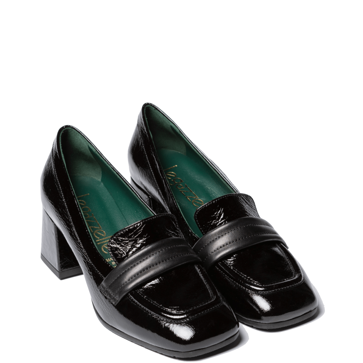 Mocassino Alto Le Gazzelle Pelle Lux Nero - Le Gazzelle - Calzature Savorè