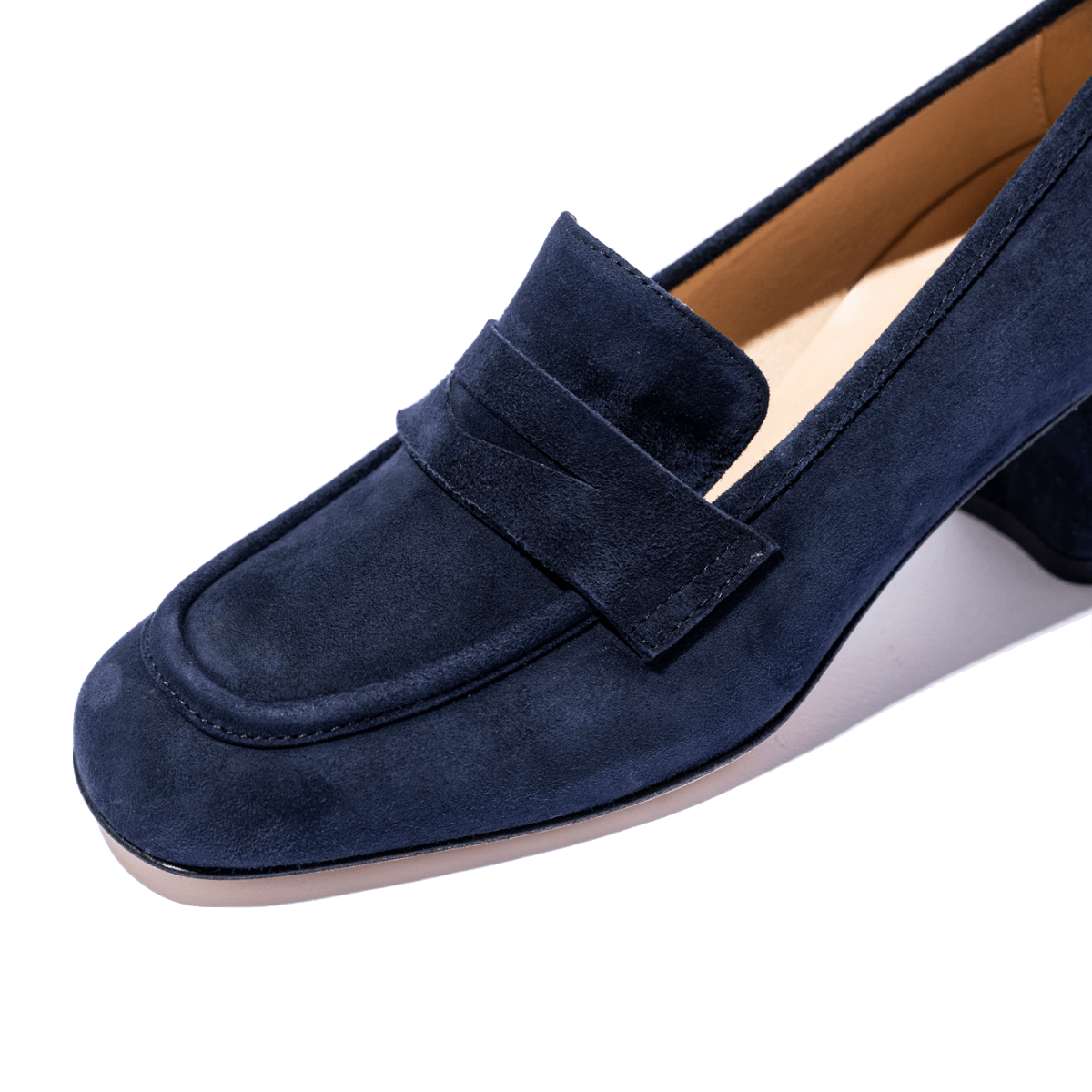 Mocassino Alto Luca Grossi Camoscio Blu - Luca Grossi - Calzature Savorè