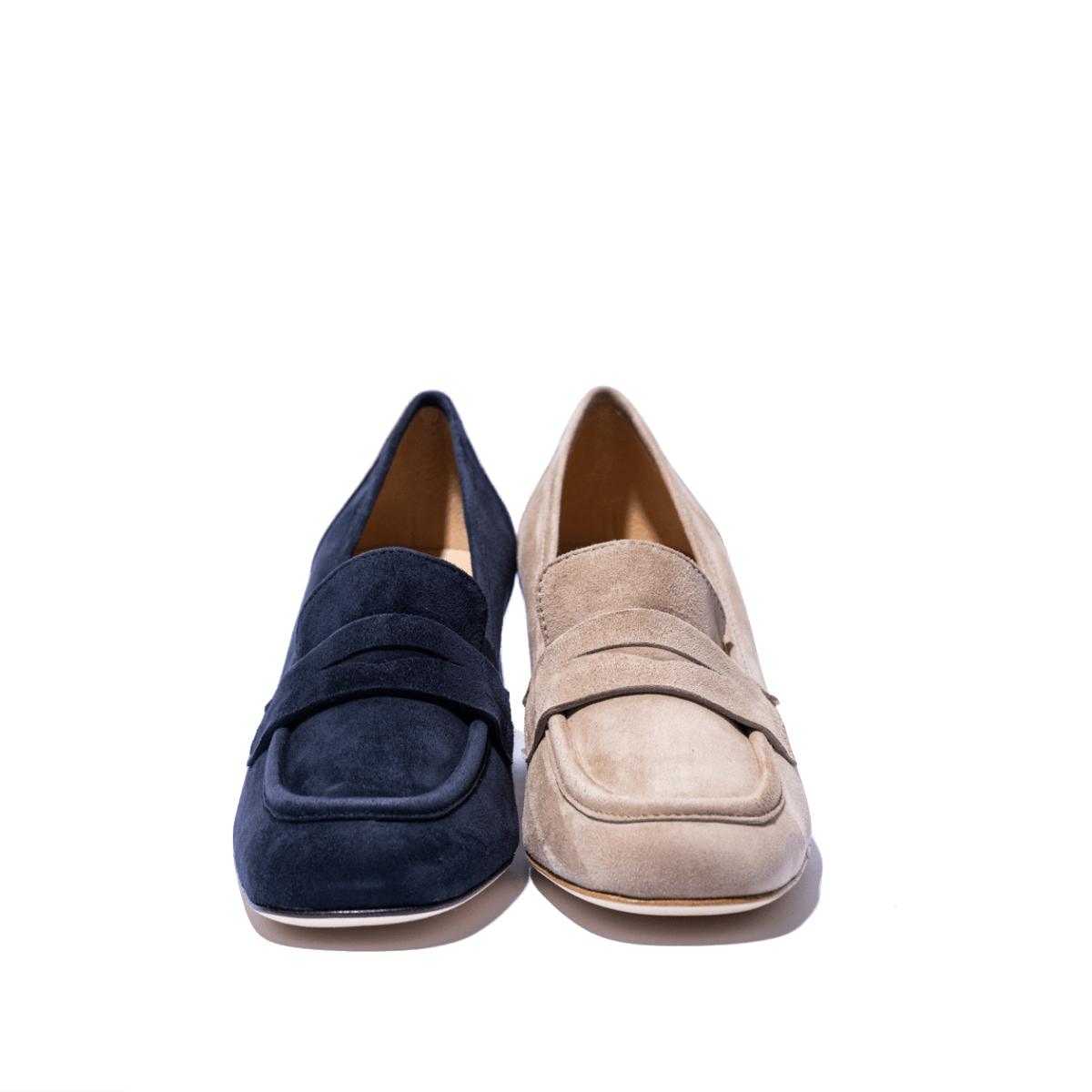 Mocassino Alto Luca Grossi Camoscio Blu - Luca Grossi - Calzature Savorè