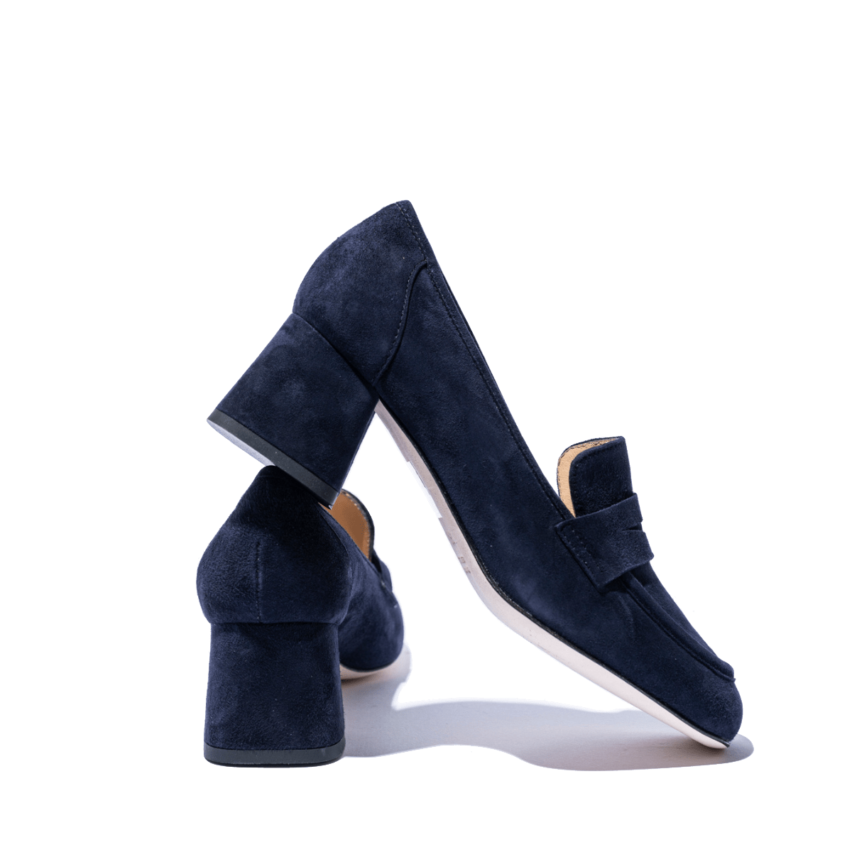 Mocassino Alto Luca Grossi Camoscio Blu - Luca Grossi - Calzature Savorè
