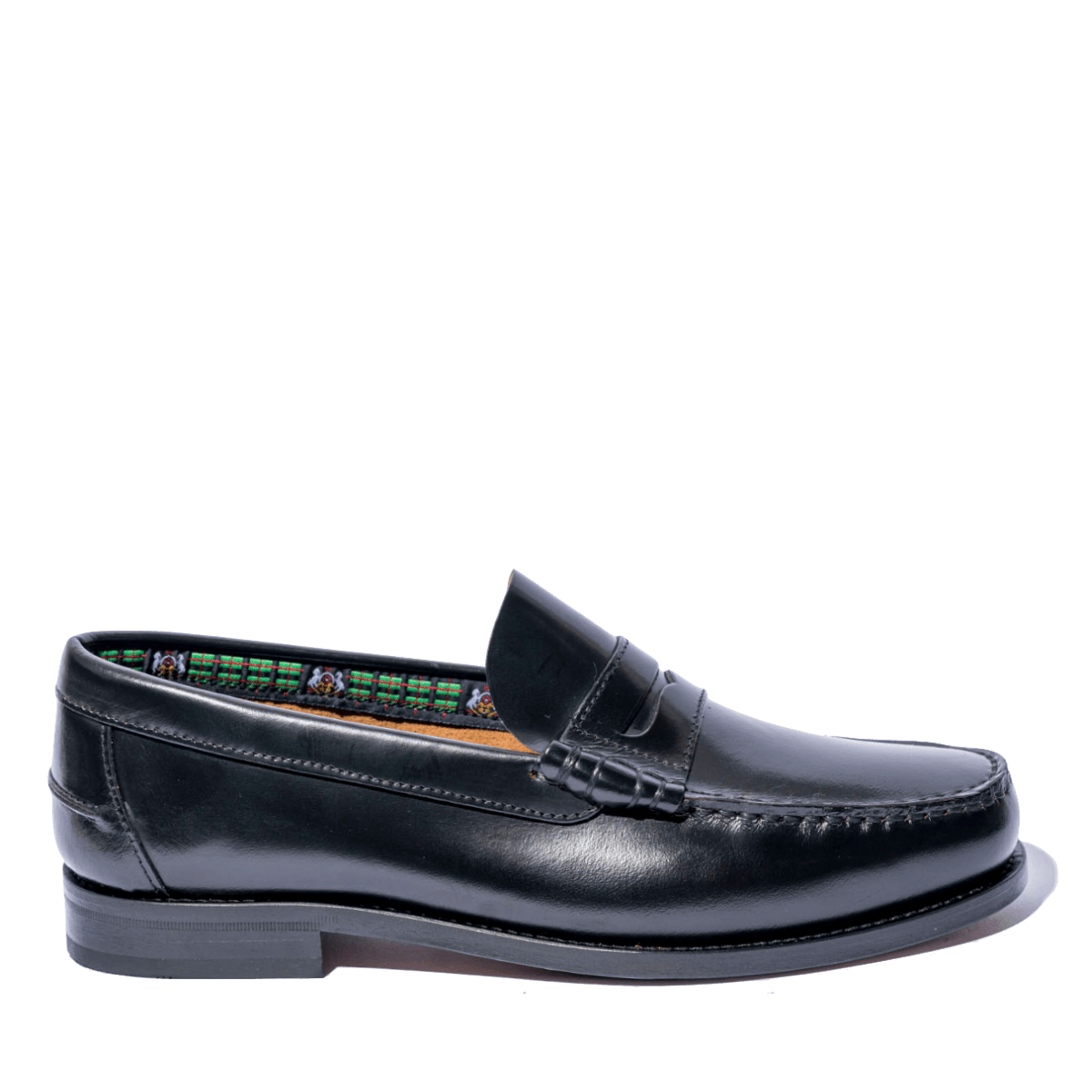 Mocassino College Saxone Pelle Abrasivato Nero - Saxone - Calzature Savorè