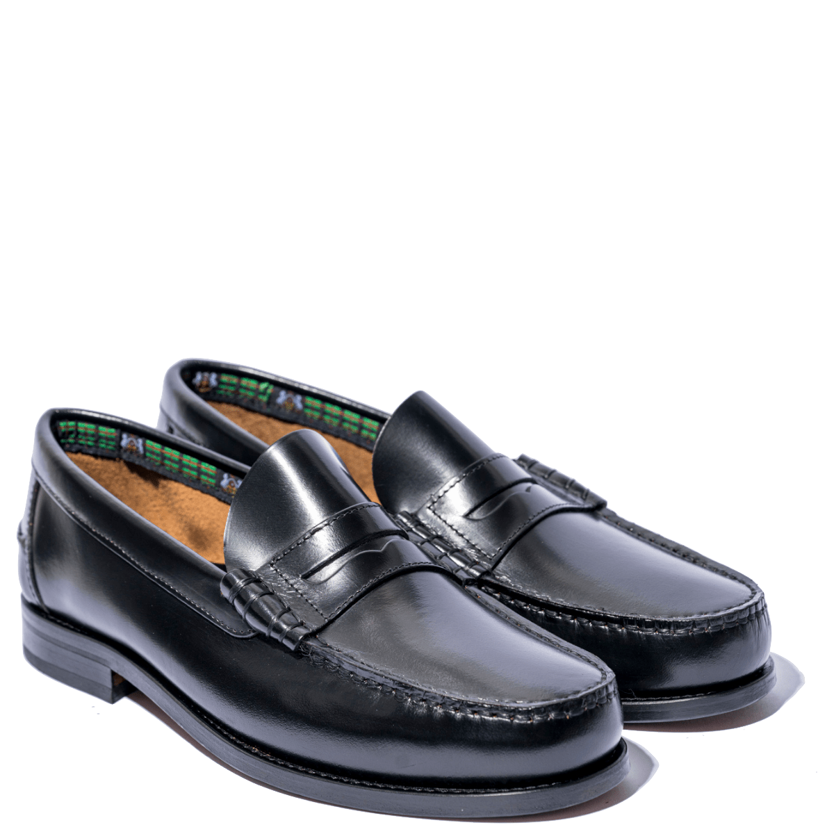 Mocassino College Saxone Pelle Abrasivato Nero - Saxone - Calzature Savorè