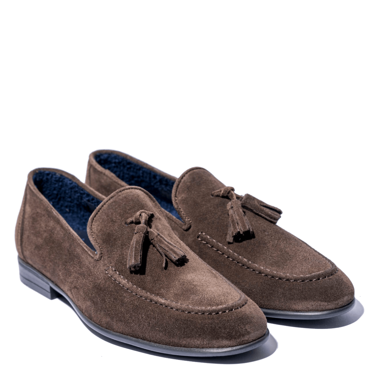 Mocassino Leggero Saxone Nappine Camoscio Marrone - Saxone - Calzature Savorè
