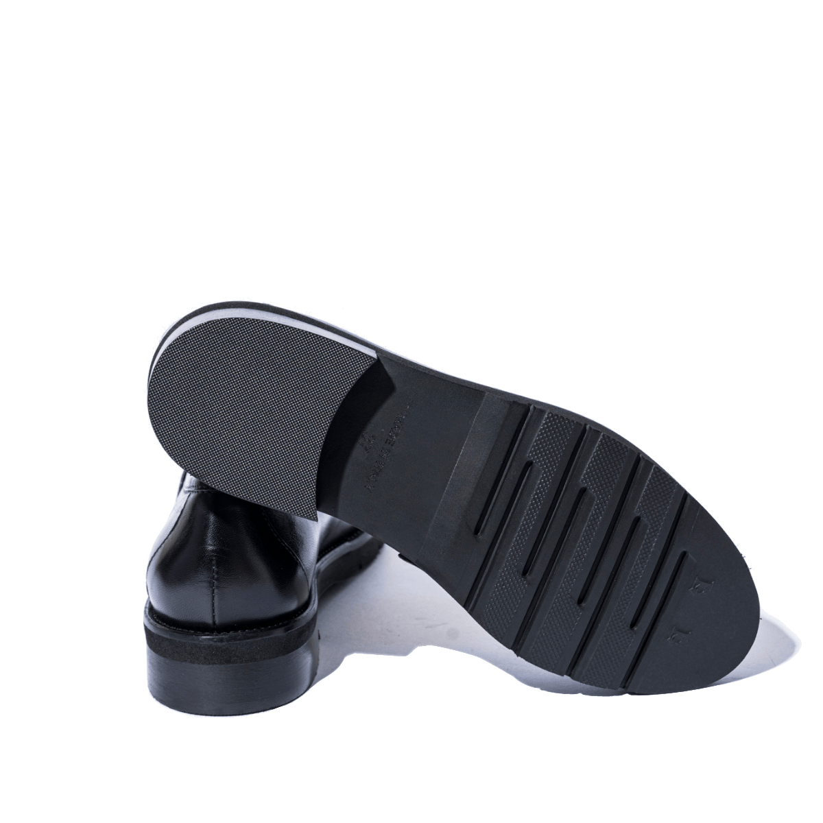 Mocassino Luca Grossi Fibbia Acciaio Pelle Natur Nero - Luca Grossi - Calzature Savorè