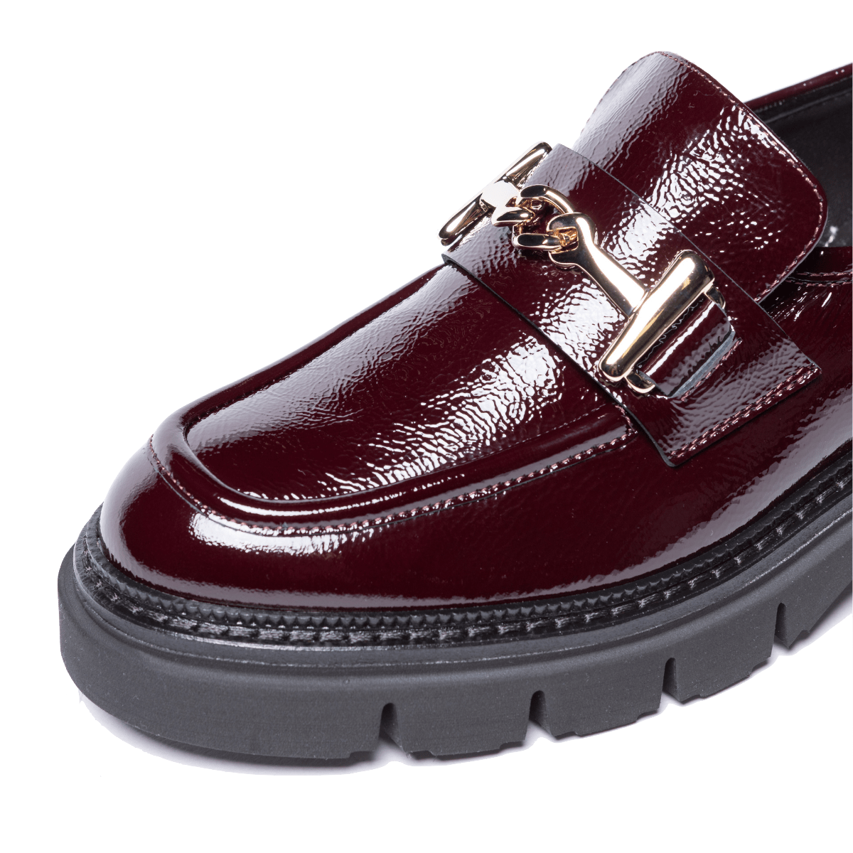 Mocassino Luca Grossi Fibbia Dorata Naplak Bordeaux - Luca Grossi - Calzature Savorè