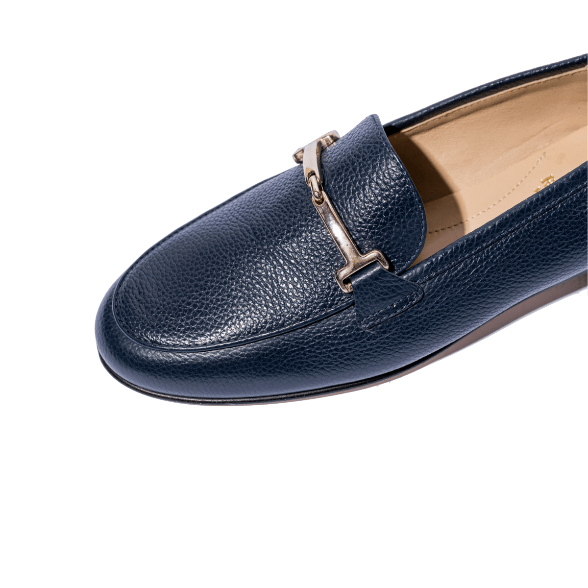 Mocassino Luca Grossi Fibbia Dorata Pelle Willer Blu - Luca Grossi - Calzature Savorè
