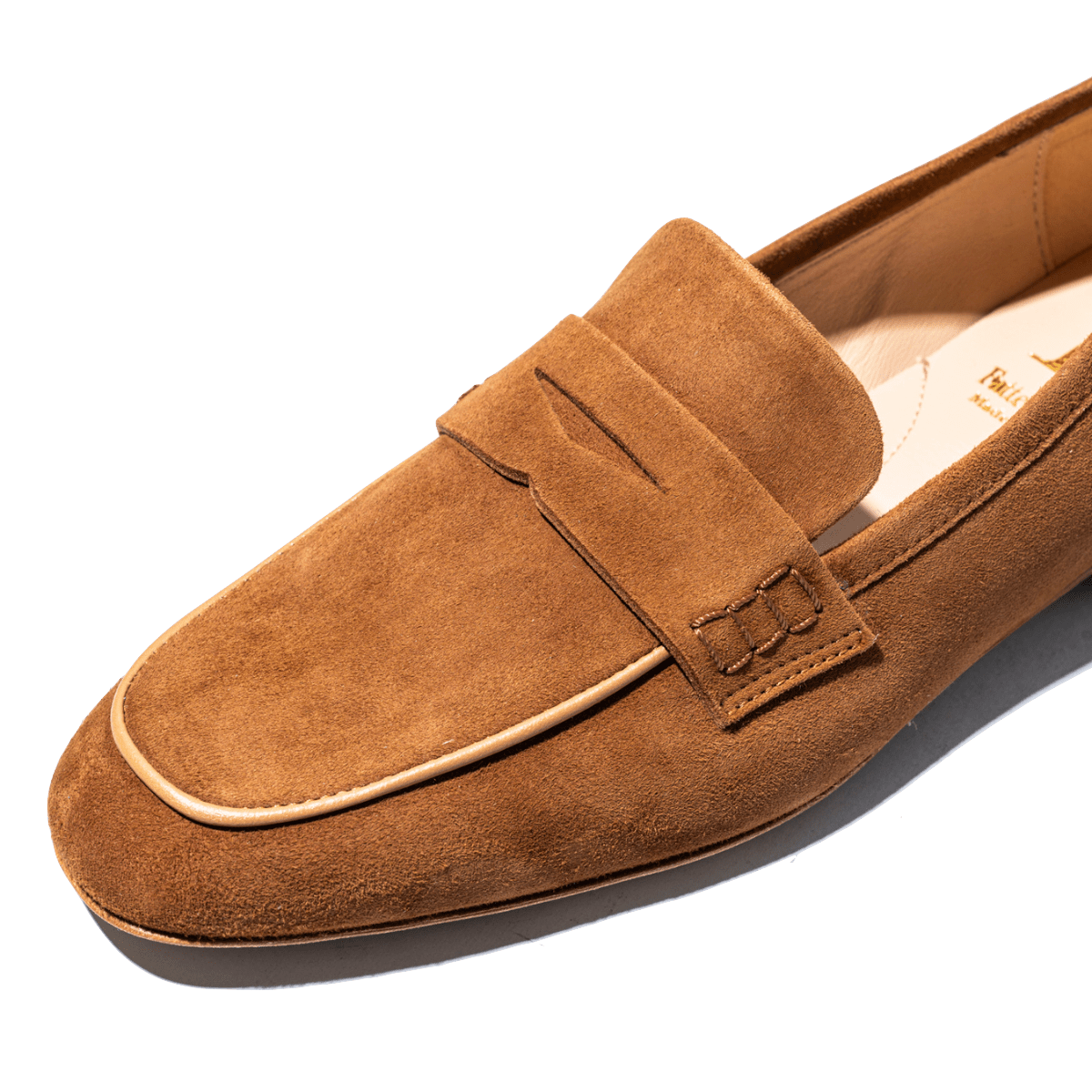 Mocassino Luca Grossi Mascherina Camoscio Brandy - Luca Grossi - Calzature Savorè