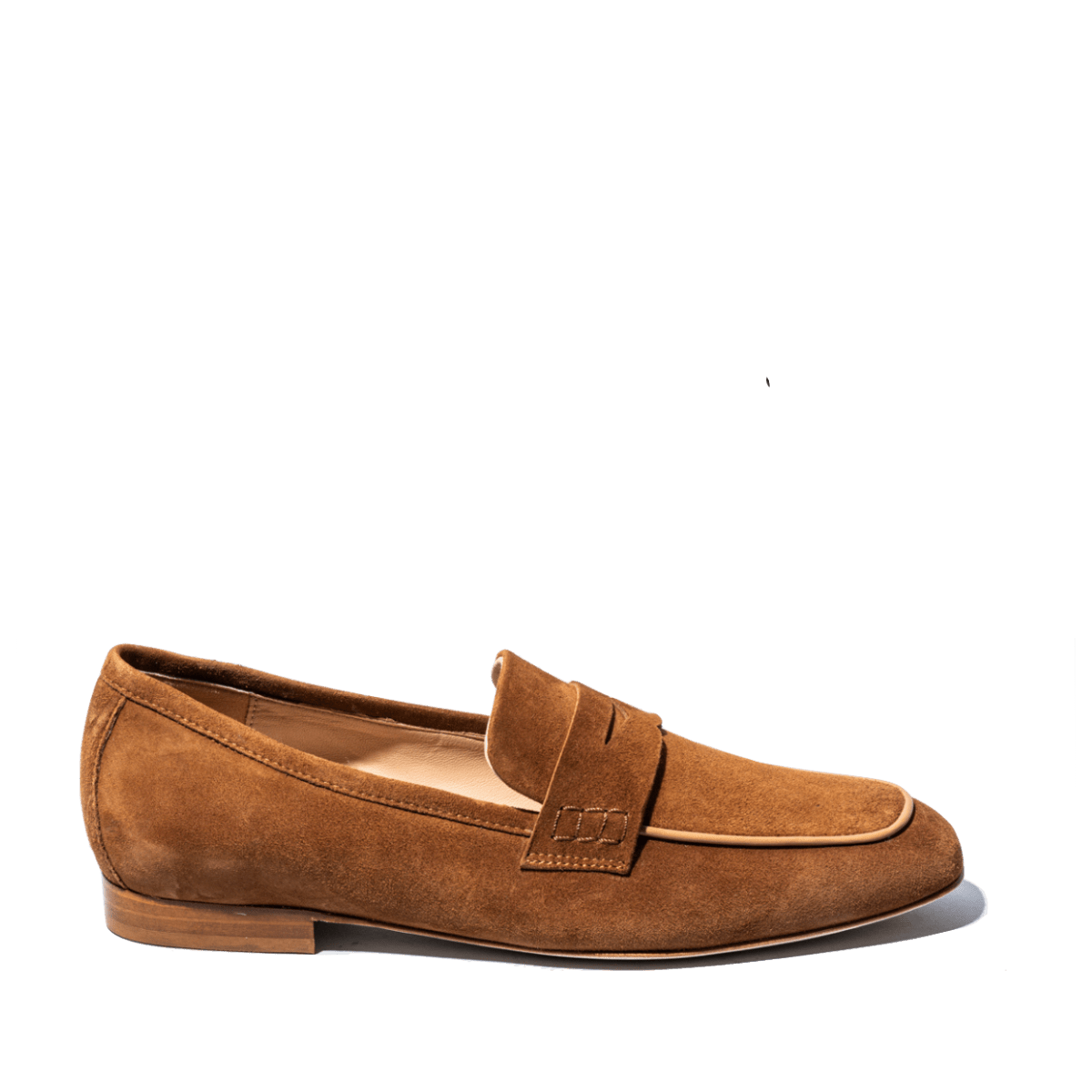 Mocassino Luca Grossi Mascherina Camoscio Brandy - Luca Grossi - Calzature Savorè