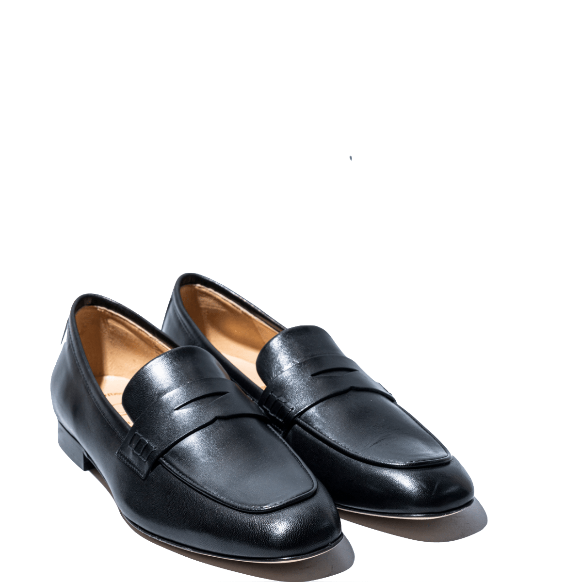 Mocassino Luca Grossi Mascherina Pelle Monte Nero - Luca Grossi - Calzature Savorè