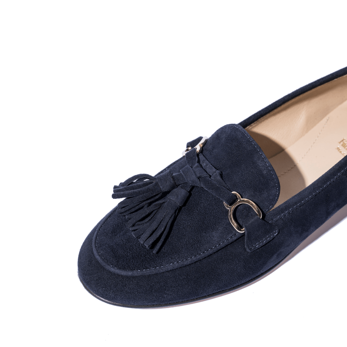 Mocassino Luca Grossi Nappine Camoscio Blu - Luca Grossi - Calzature Savorè