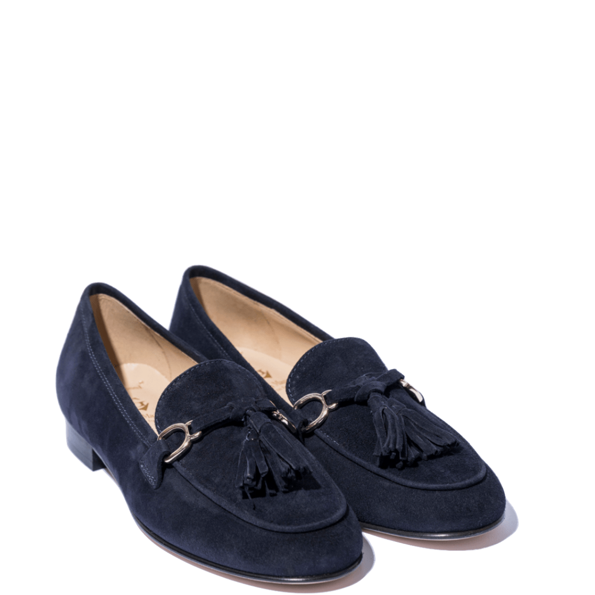 Mocassino Luca Grossi Nappine Camoscio Blu - Luca Grossi - Calzature Savorè