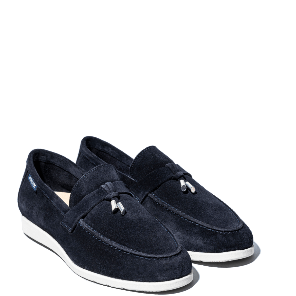 Mocassino Mephisto Valenza Nappine Camoscio Blu - Mephisto - Calzature Savorè