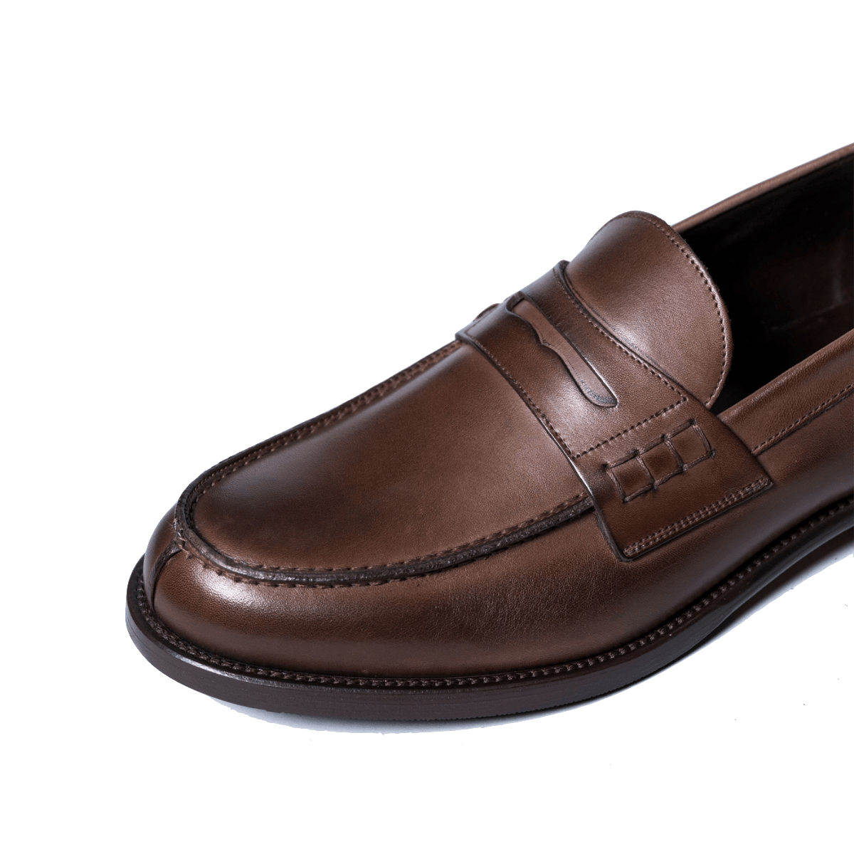 Mocassino Nicol Sadler Brando Pelle Marrone Mezza Gomma - Nicol Sadler - Calzature Savorè