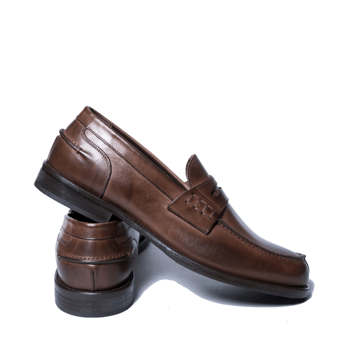 Mocassino Nicol Sadler Brando Pelle Marrone Mezza Gomma - Nicol Sadler - Calzature Savorè
