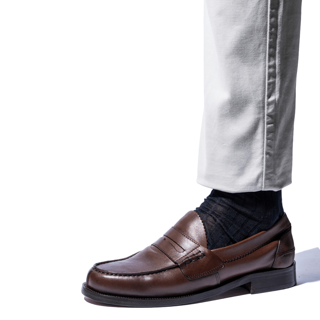 Mocassino Penny Loafer Saxone Vitello Burgundy - Saxone - Calzature Savorè