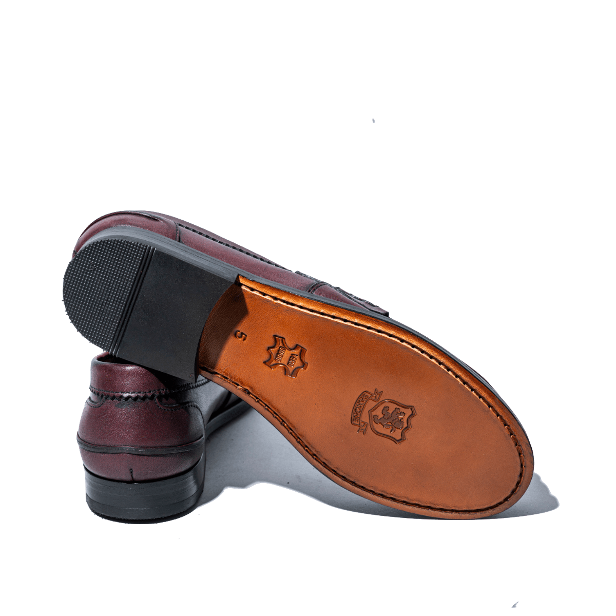 Mocassino Penny Loafer Saxone Woman Vitello Bordeaux - Saxone - Calzature Savorè