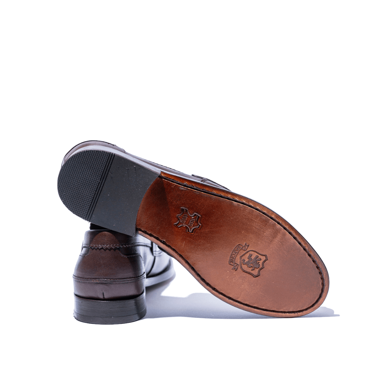 Mocassino Penny Loafer Saxone Woman Vitello Marrone - Saxone - Calzature Savorè