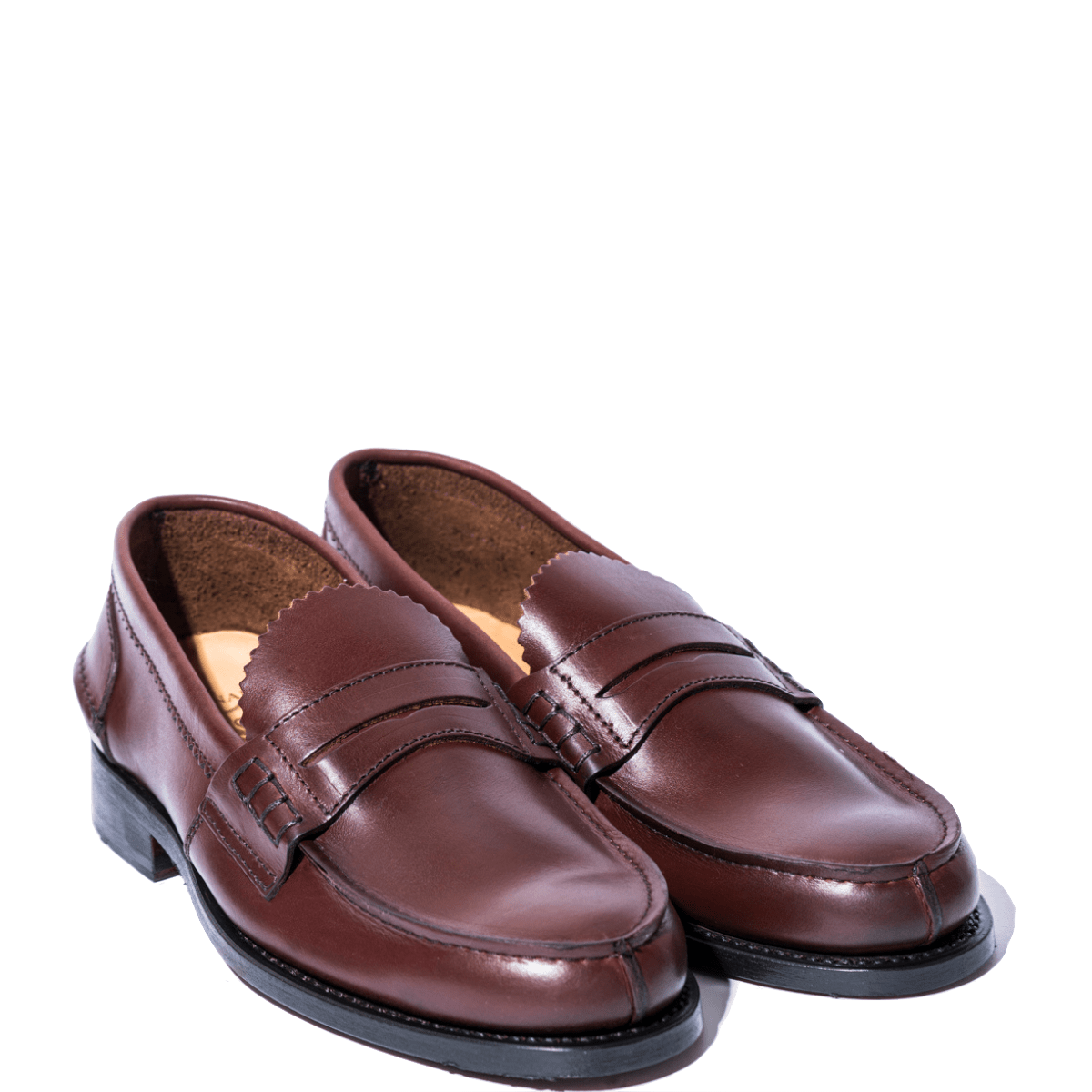 Mocassino Saxone Arran Cucitura Goodyear Vitello Bordeaux - Saxone - Calzature Savorè