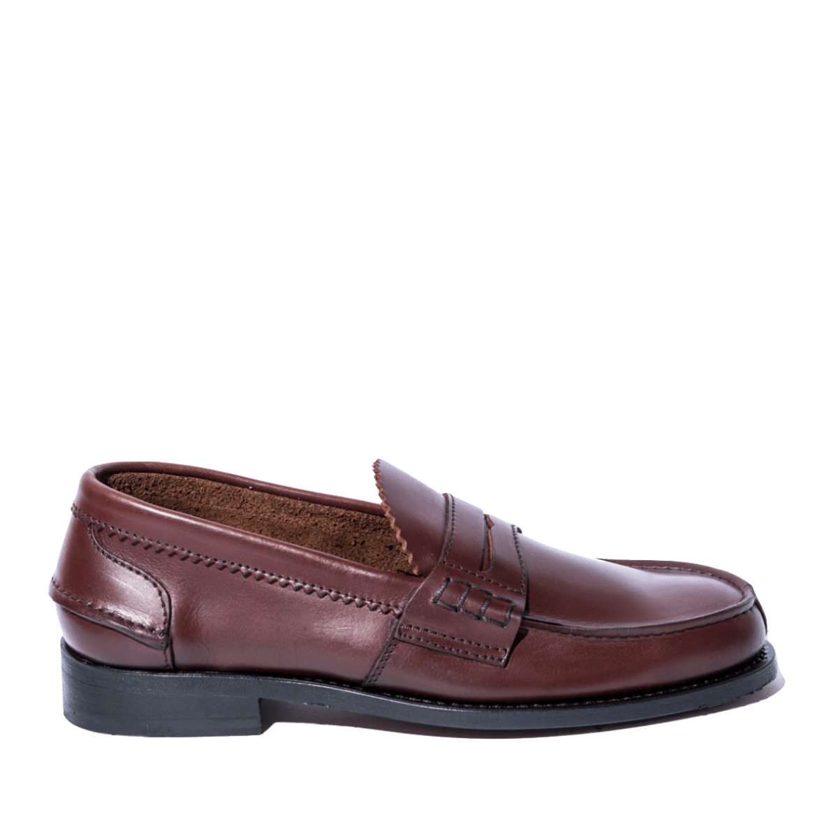 Mocassino Saxone Arran Cucitura Goodyear Vitello Bordeaux - Saxone - Calzature Savorè