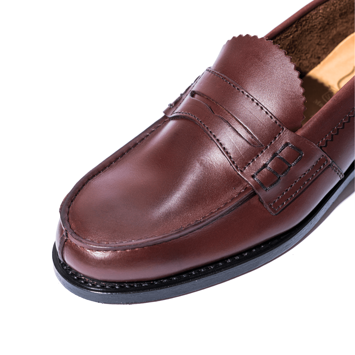 Mocassino Saxone Arran Cucitura Goodyear Vitello Bordeaux - Saxone - Calzature Savorè