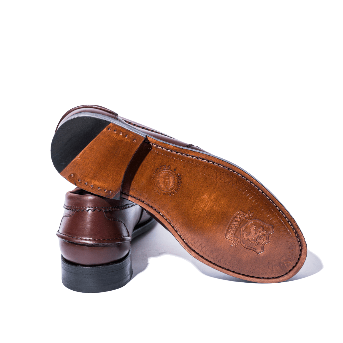 Mocassino Saxone Arran Cucitura Goodyear Vitello Bordeaux - Saxone - Calzature Savorè