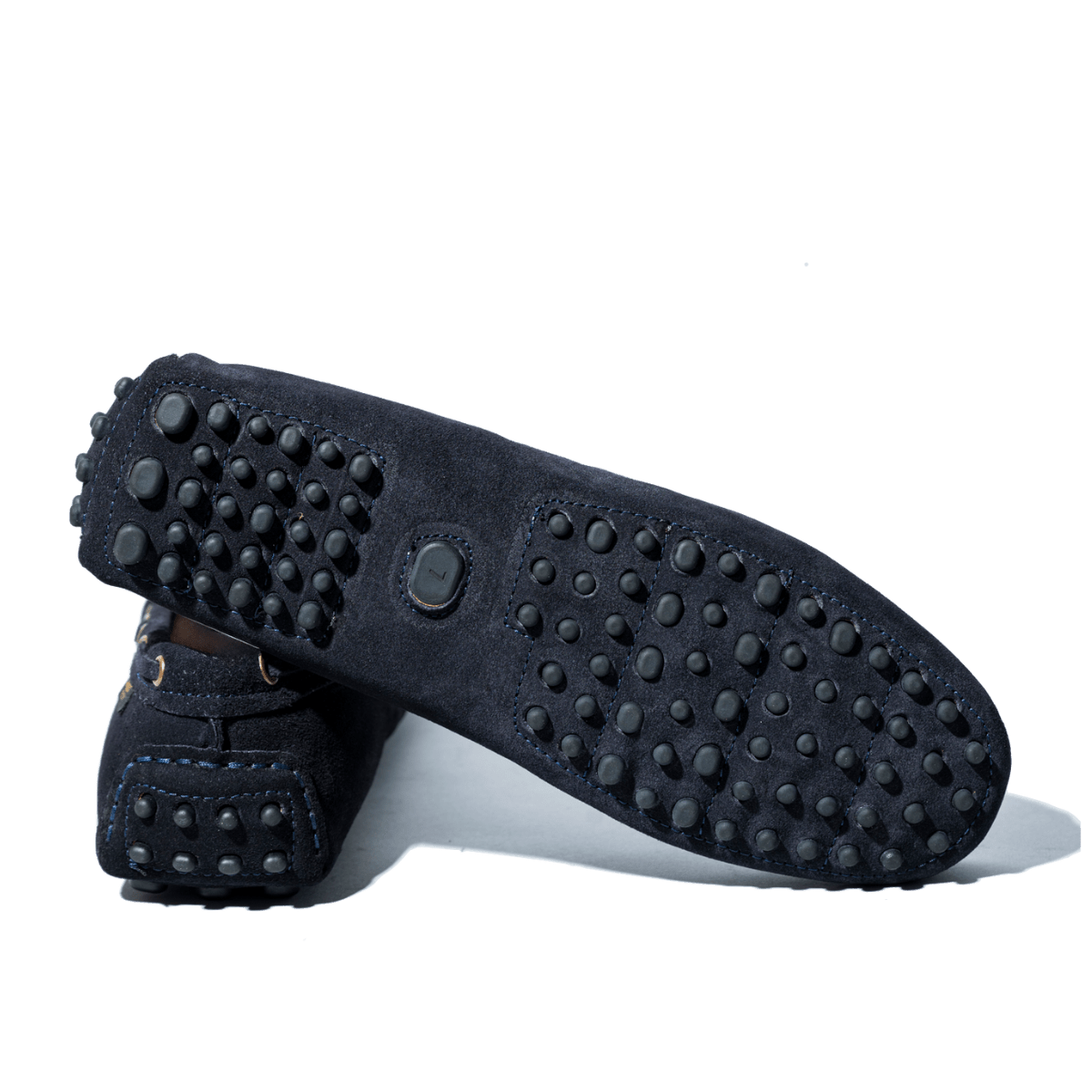 Mocassino Saxone Gommini Camoscio Marino - Saxone - Calzature Savorè