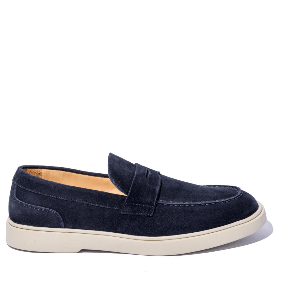 Mocassino Triver Flight Mascherina Camoscio Softy Blu - Triver Flight - Calzature Savorè