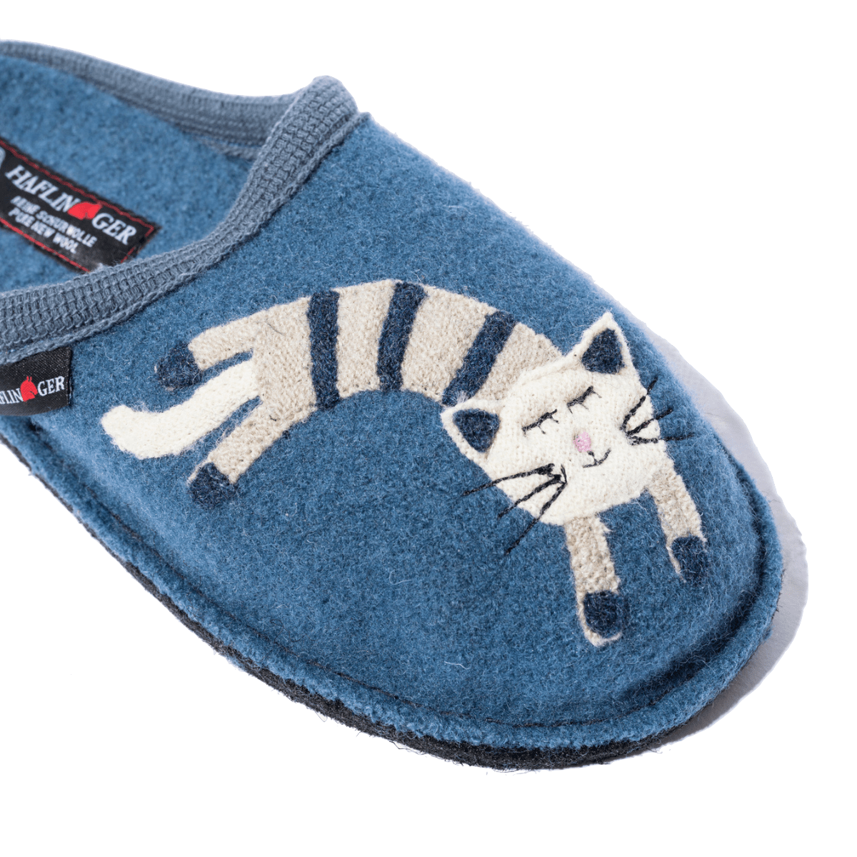 Pantofola Haflinger Flair Choupette Blu Polvere - Haflinger - Calzature Savorè