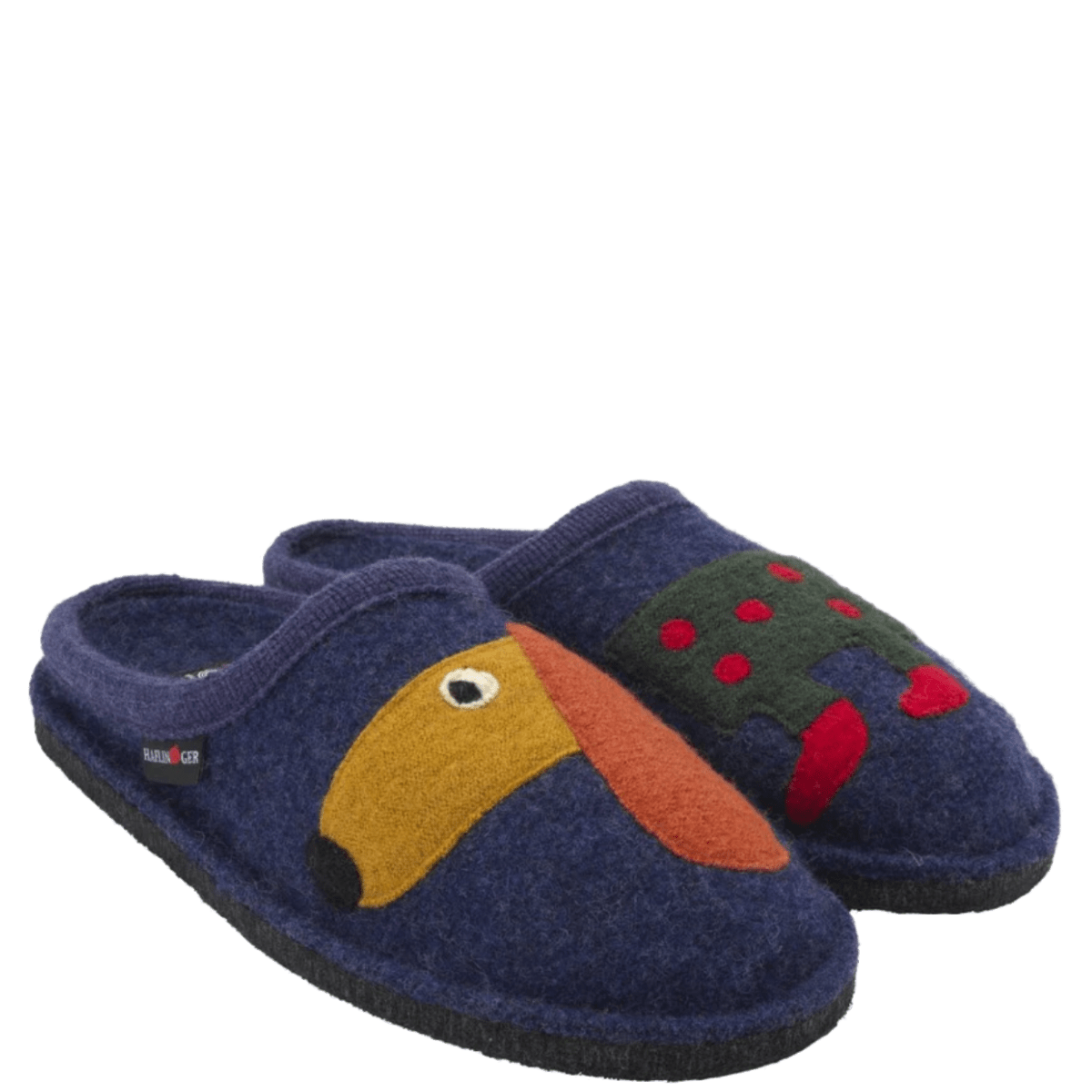 Pantofola Haflinger Flair Fido Walkstoff Blu - Haflinger - Calzature Savorè