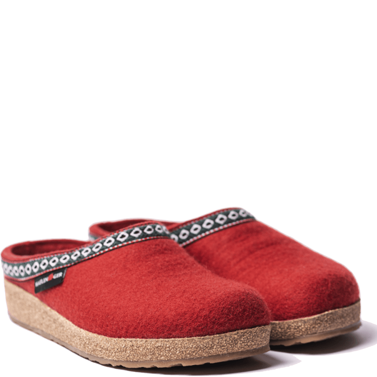 Pantofola Haflinger Grizzly Franzl Rosso - Haflinger - Calzature Savorè