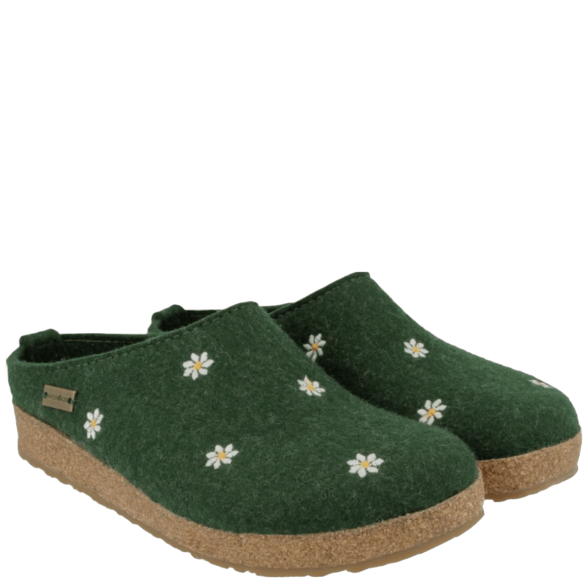 Pantofola Haflinger Grizzly Margherite Verdone - Haflinger - Calzature Savorè