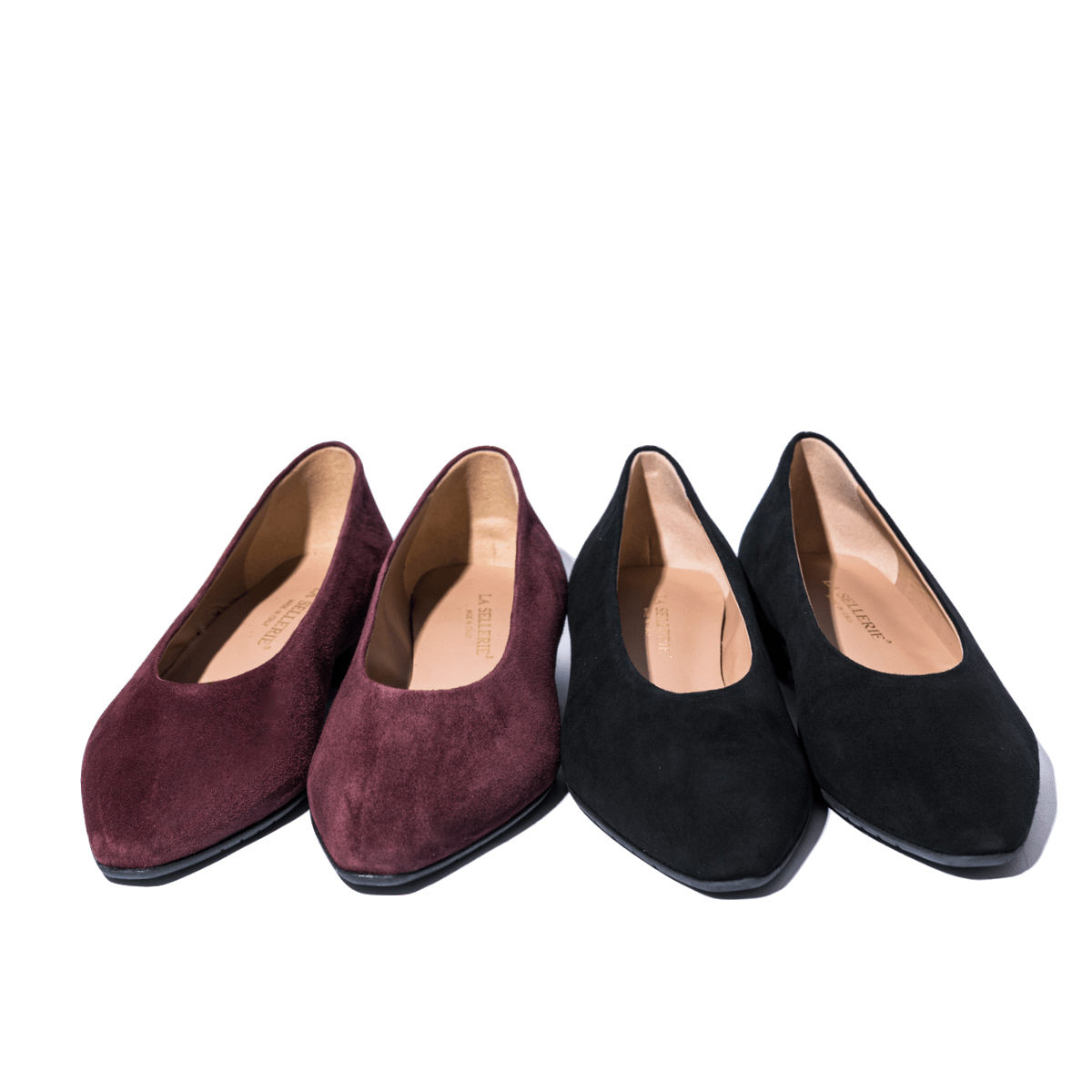 Pantofolina La Sellerie Camoscio Bordeaux - La Sellerie - Calzature Savorè