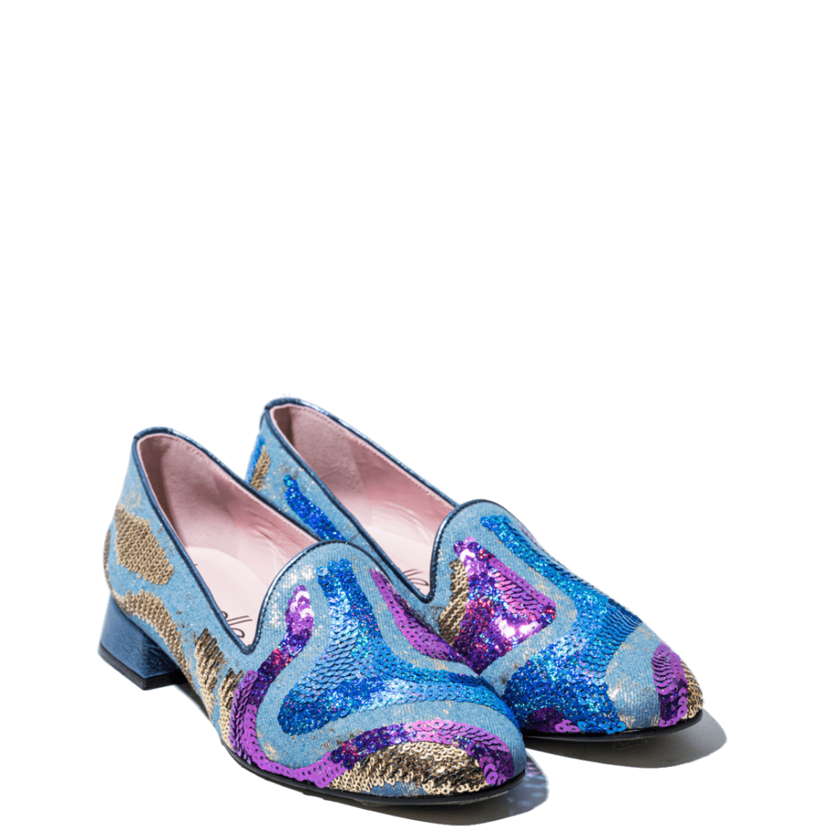 Pantofolina Le Gazzelle Paillettes Stella Cobalt - Le Gazzelle - Calzature Savorè
