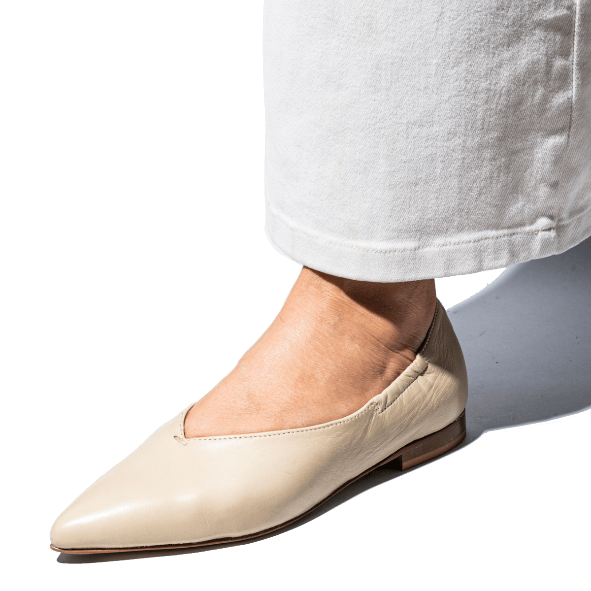 Pantofolina Triver Flight Nappa Glove Avorio - Triver Flight - Calzature Savorè