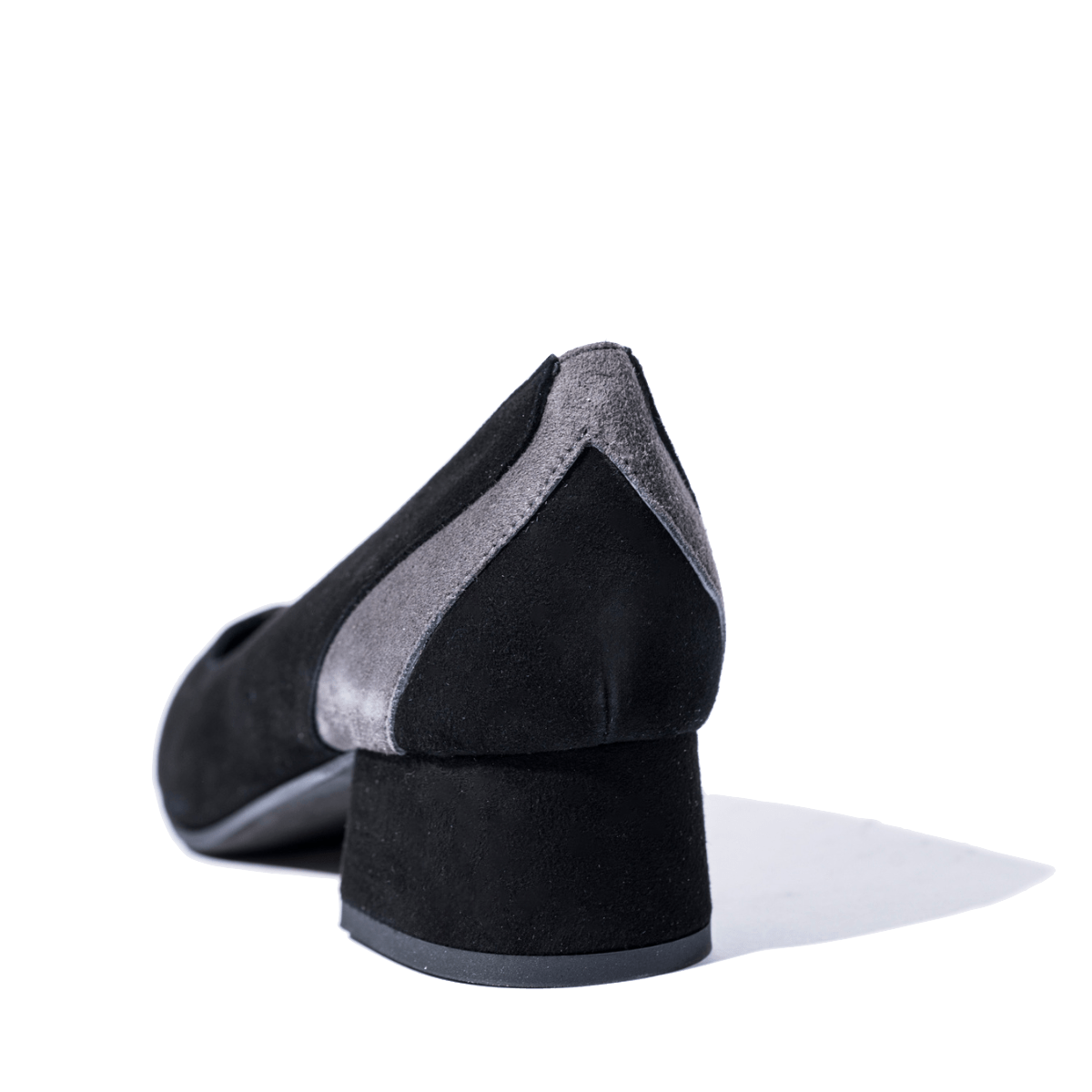 Pantofolina Vitulli & Co. Camoscio Grigio / Nero - Vitulli & Co. - Calzature Savorè