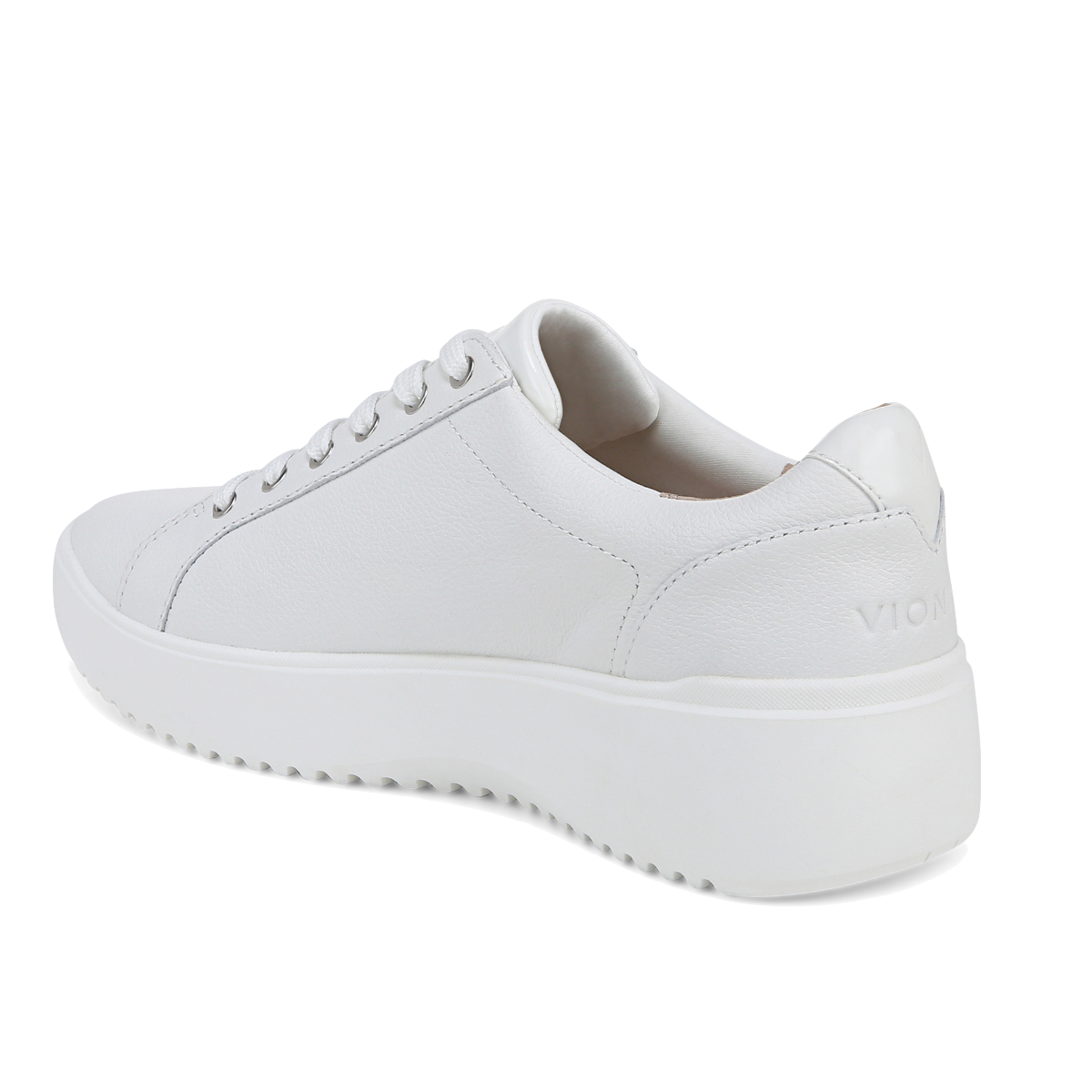Sneaker-Vionic-Kearny-Platform-Pelle-Bianco-4