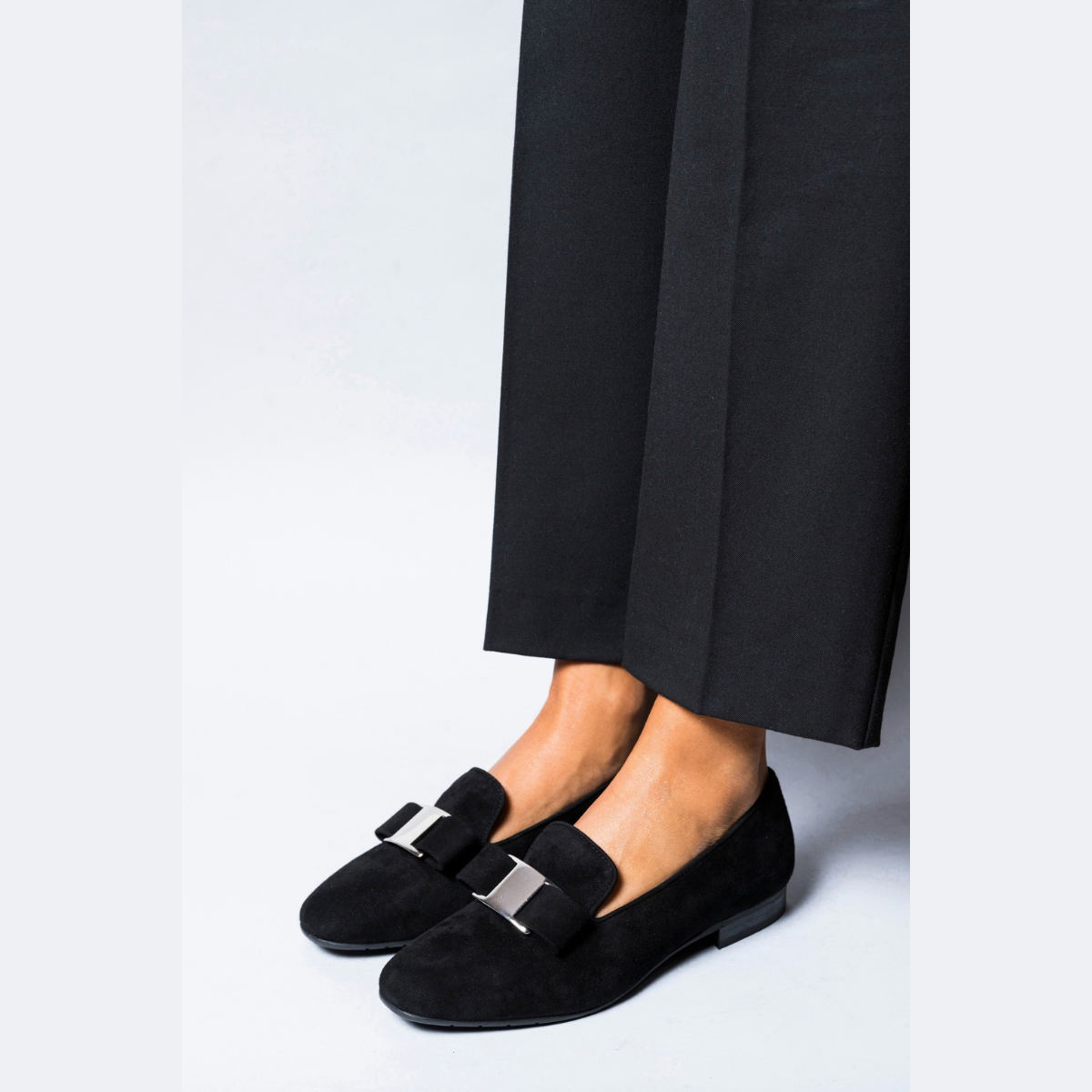 Pantofolina-La-Sellerie-Fibbia-Camoscio-Nero-5