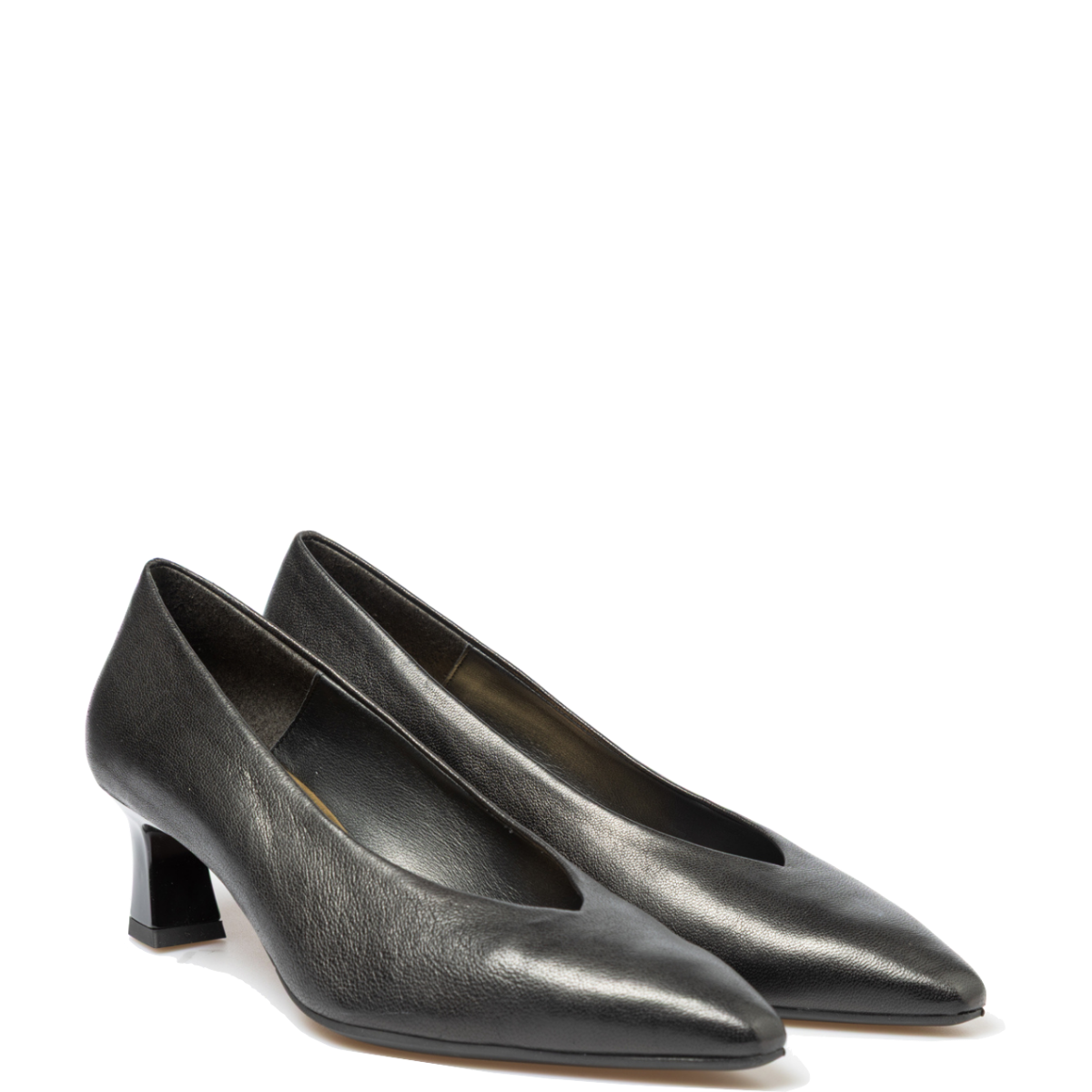 Décolleté-Melluso-Gilda-Scollo-Mandorla-Pelle-Nero-1