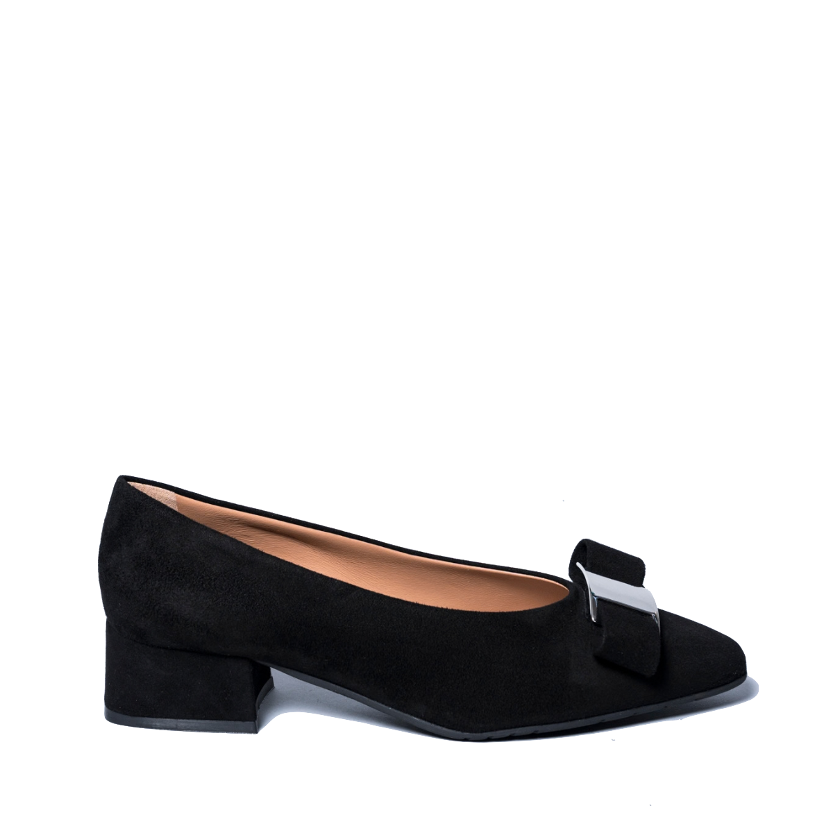Pantofolina-La-Sellerie-Fibbia-Camoscio-Nero-2