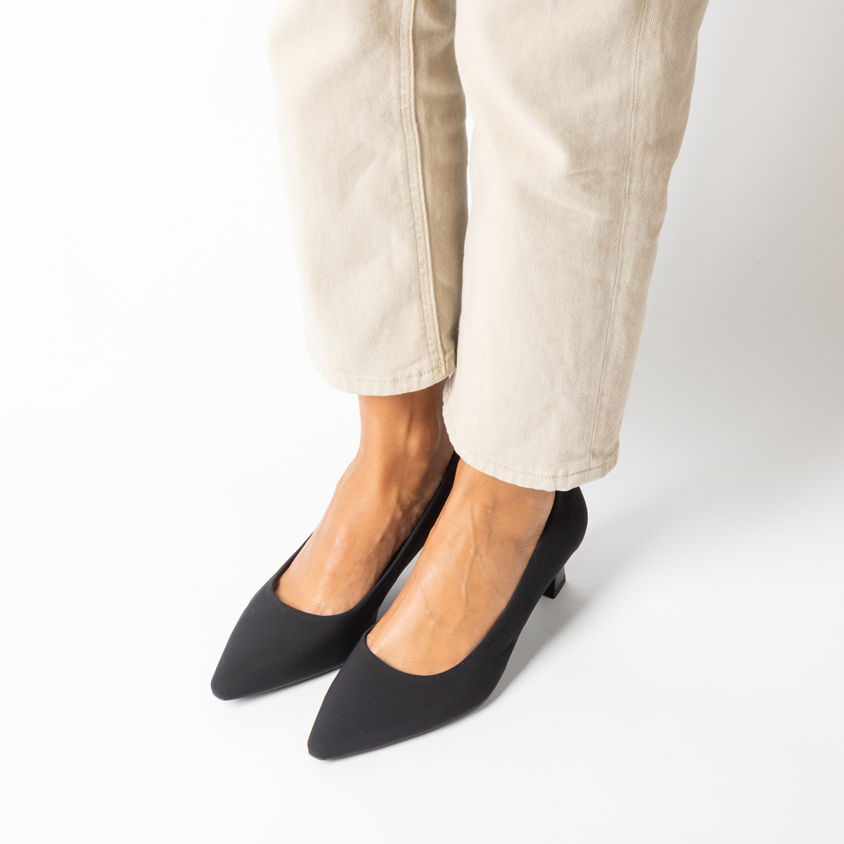 Décolleté-Melluso-Gilda-Tessuto-Elasticizzato-Nero-6