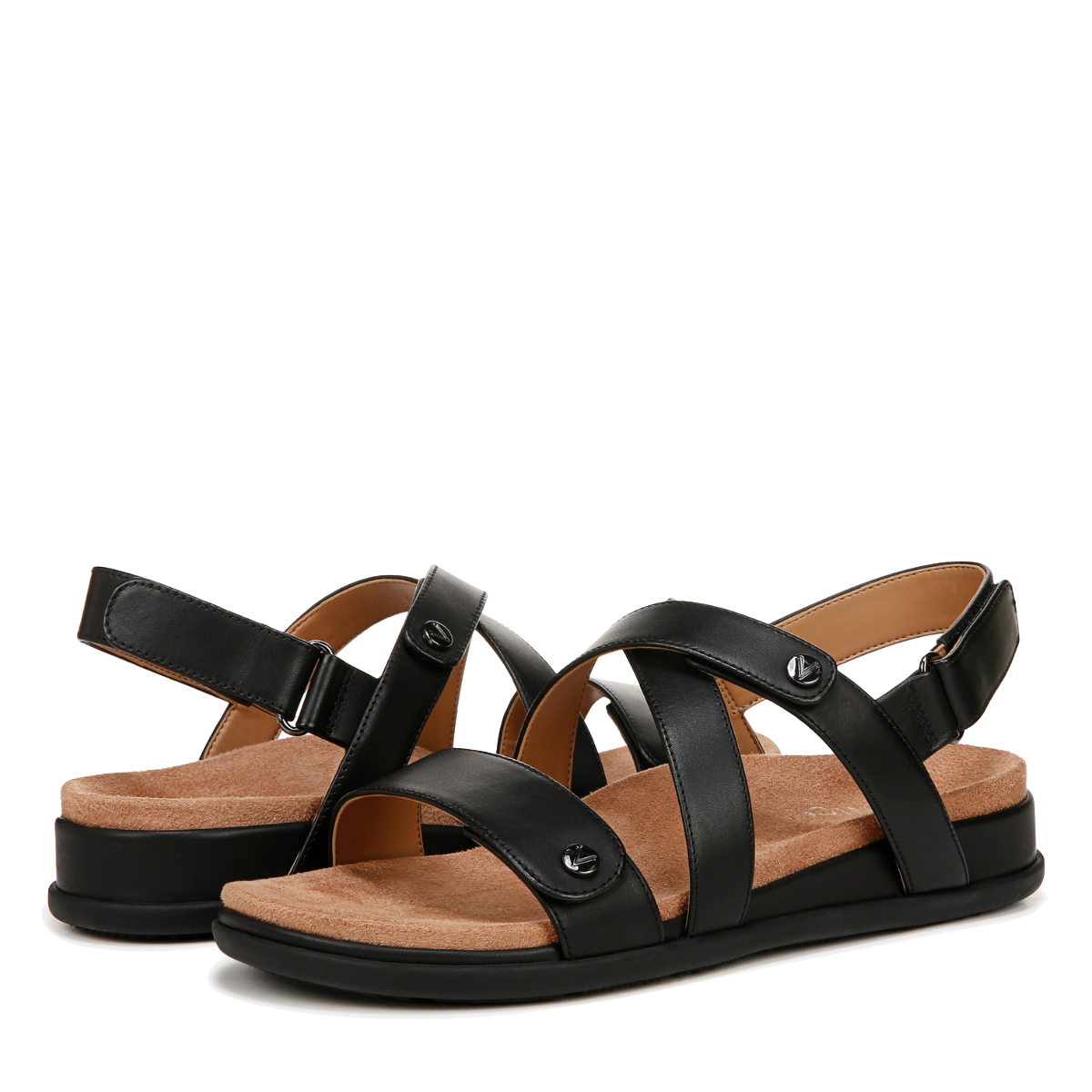 Sandalo-Vionic-Strap-Cypress-Pelle-Nero-4