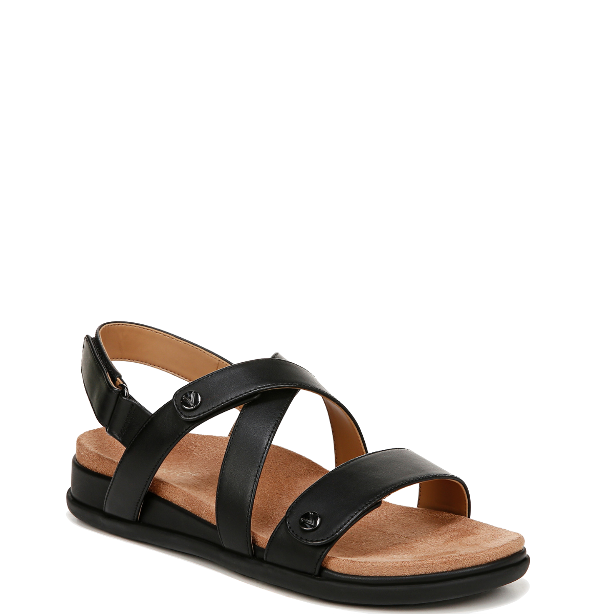 Sandalo-Vionic-Strap-Cypress-Pelle-Nero-1