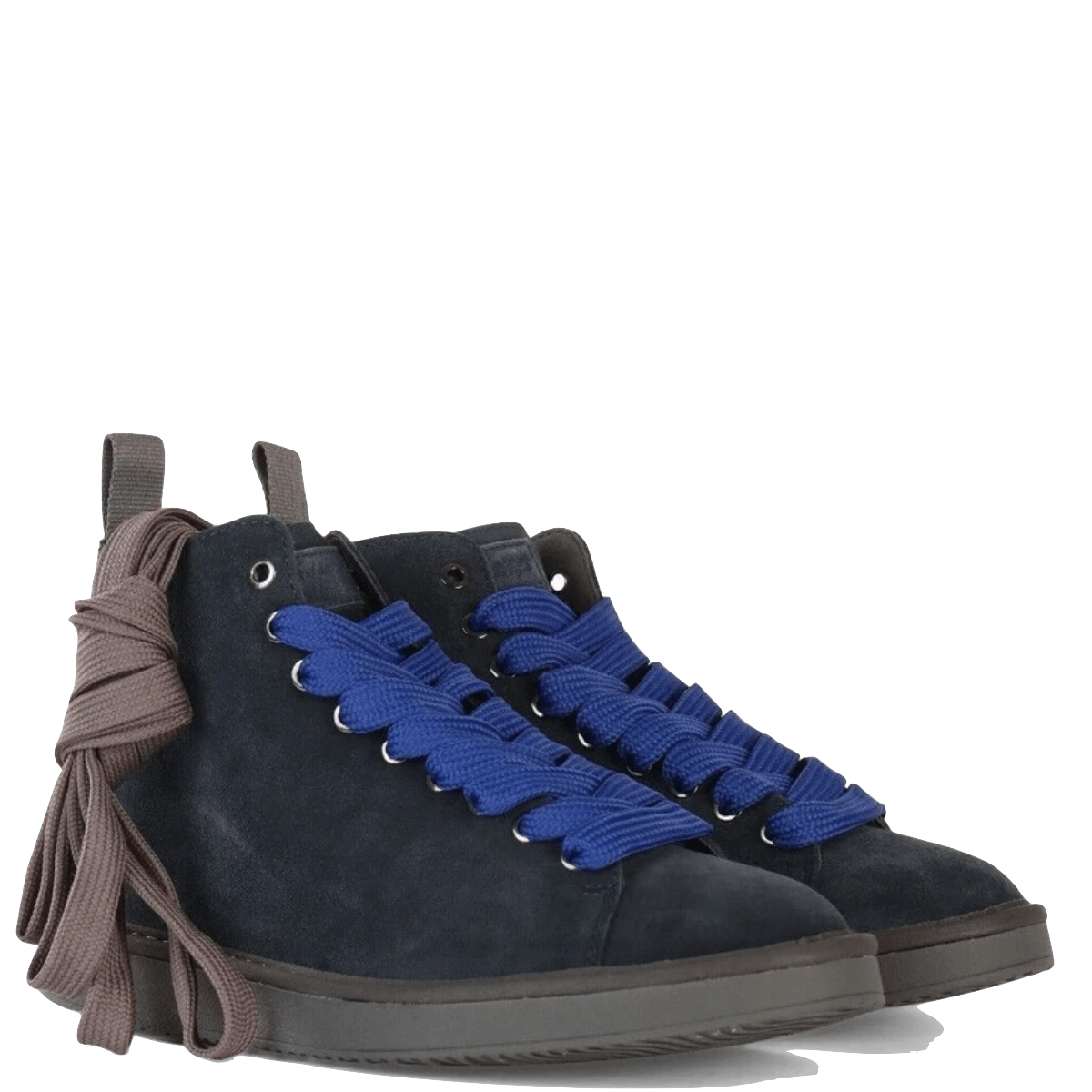 Polacchino Pànchic Suede Faux Fur Cobalt Electric Blue - Pànchic - Calzature Savorè