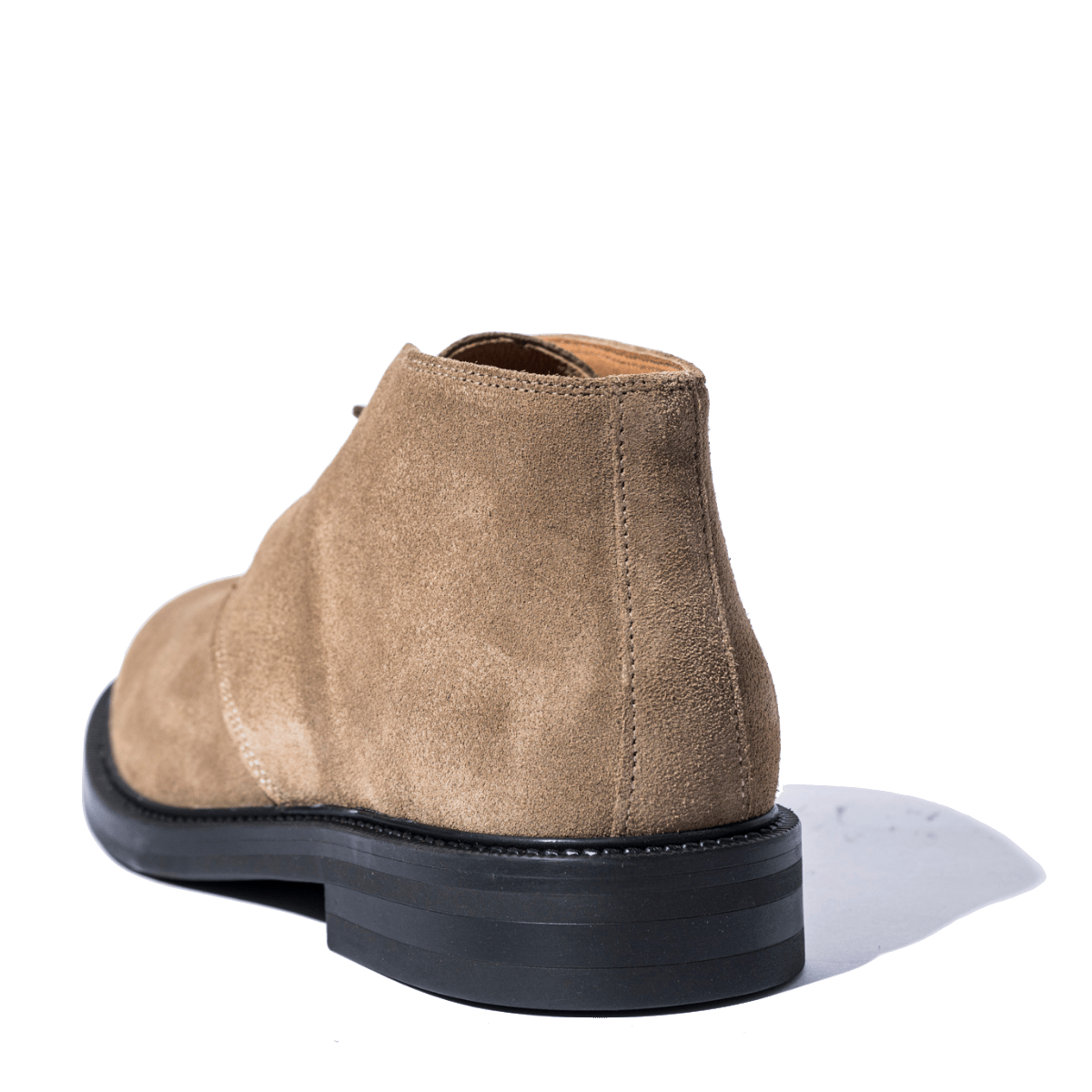 Polacchino Saxone Due Fori Camoscio Taupe - Saxone - Calzature Savorè
