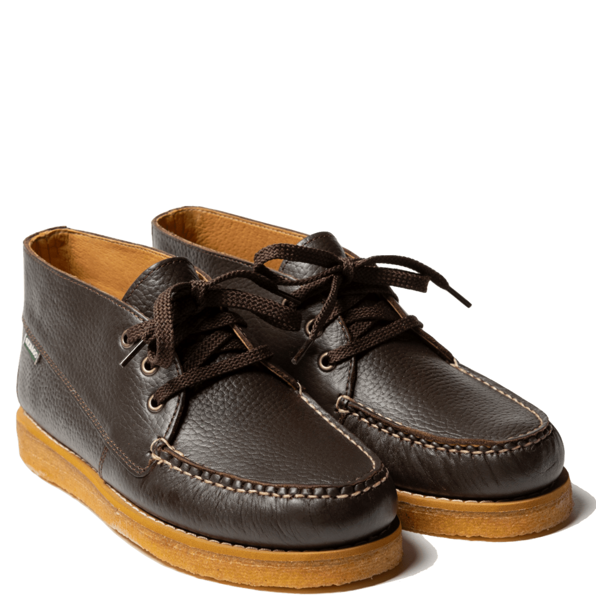 Polacchino Sebago Dakota Pelle Martellato Dark Brown - Sebago - Calzature Savorè