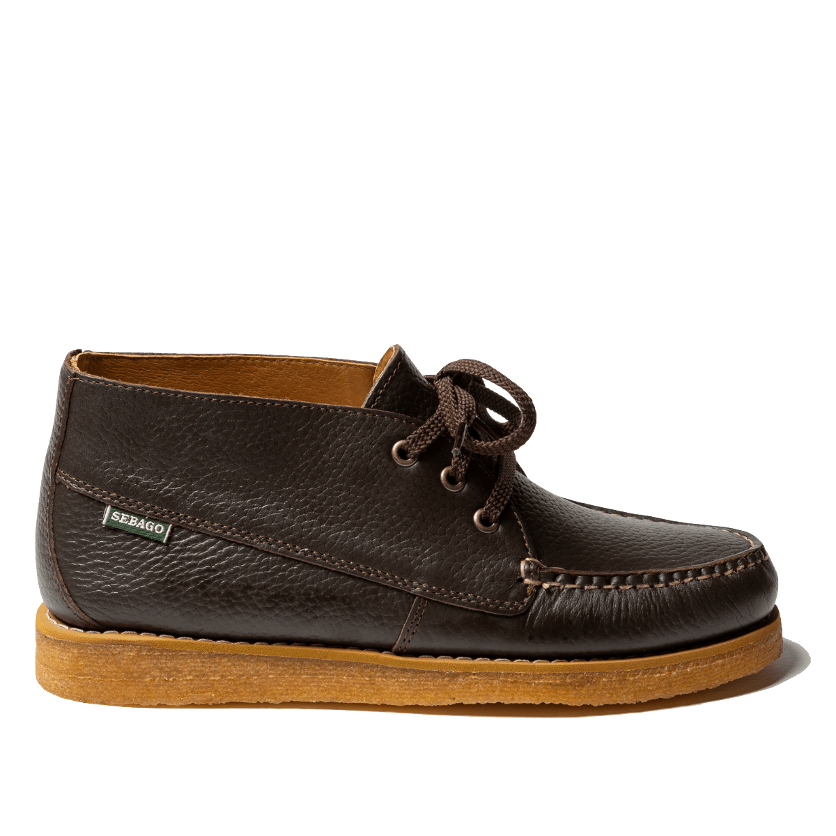 Polacchino Sebago Dakota Pelle Martellato Dark Brown - Sebago - Calzature Savorè