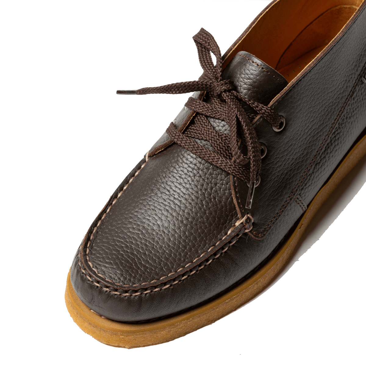 Polacchino Sebago Dakota Pelle Martellato Dark Brown - Sebago - Calzature Savorè