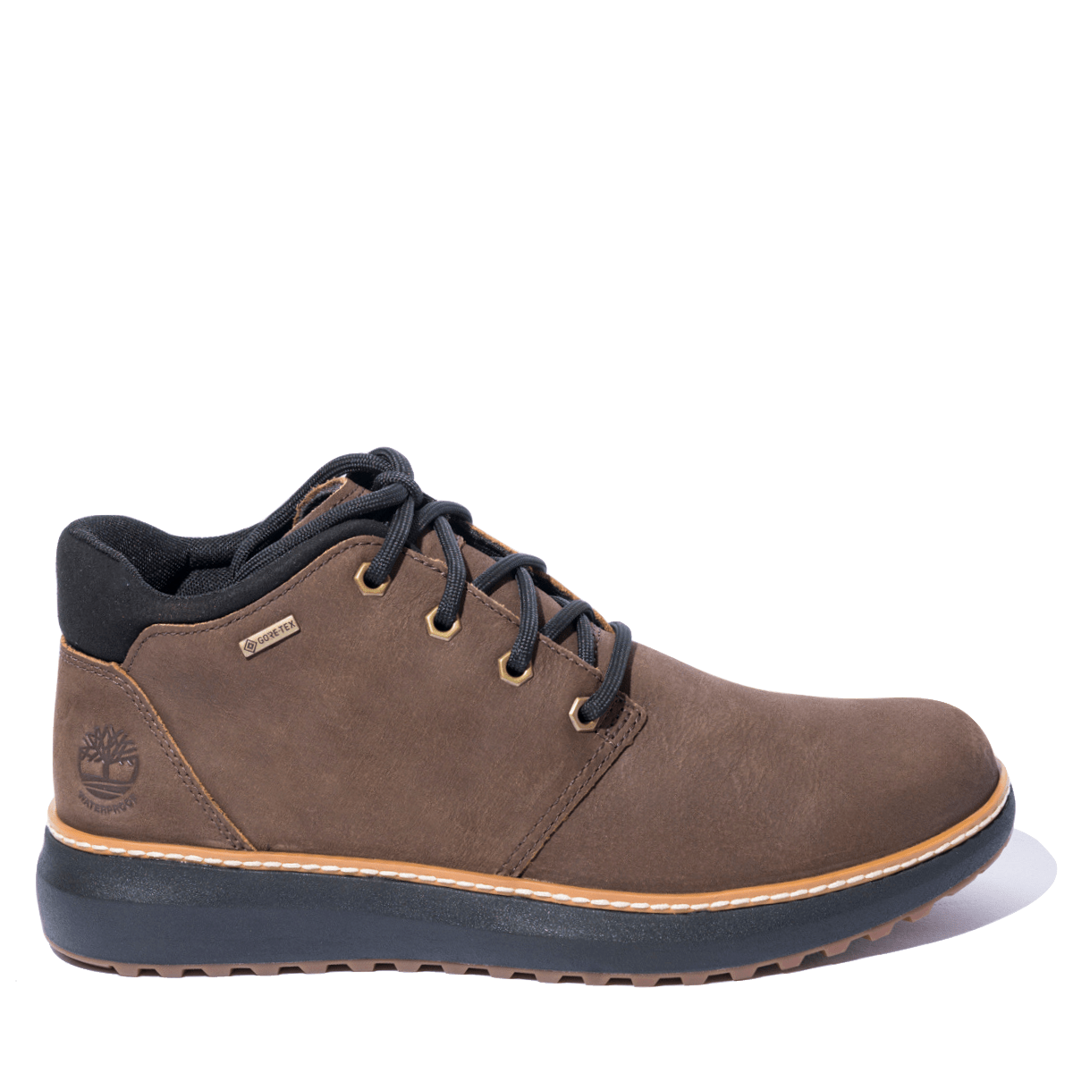 Polacchino Timberland Hudson Road Gore - tex Nabuck Dark Brown - Timberland - Calzature Savorè