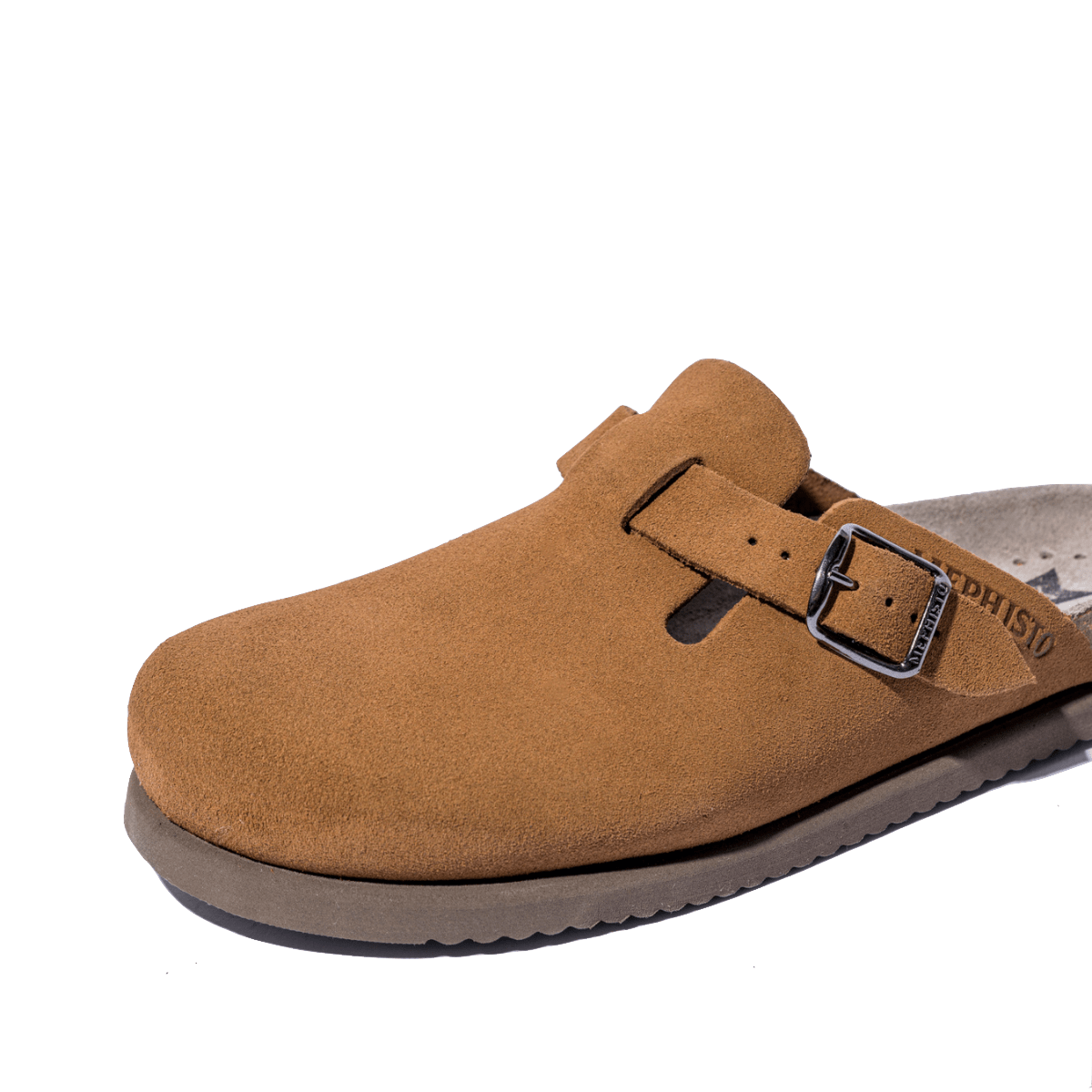 Sabot Mephisto Nathan Camoscio Tabacco - Calzature Savorè - Calzature Savorè
